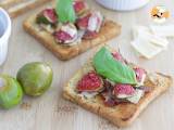 Recept Bruschetta s fíky, parmazánem a parmskou šunkou