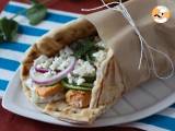 Recept Gyros s lososem, dokonalý řecký rybí sendvič na léto!