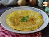 Recept Cibulová omeleta, chutný a snadno připravitelný recept