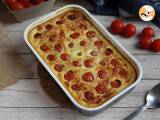 Recept Slaný clafoutis s cherry rajčátky a tuňákem