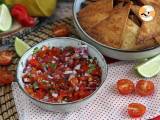 Recept Pico de gallo a domácí tortilla chipsy