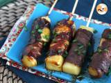 Recept Hovězí kebab yakitori se sýrem