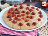 Recept Focaccia s cherry rajčátky