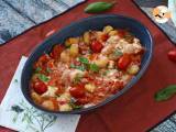 Recept Zapečené feta gnocchi s airfryerem, super rychlý pokrm s cherry rajčátky a fetou!