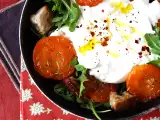 Recept Salát z pečených meruněk, rukoly a burraty