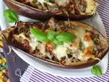 Recept Plněné lilky s mozzarellou au gratin