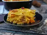 Recept Lasagne s dýní, špekem a krémovými i křupavými ořechy