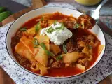 Recept Lasagnová polévka s masem, ricottou a parmazánem