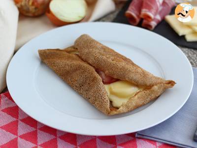 Recept Pohanková galeta se sýrem raclette