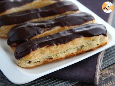 Recept Čokoládové éclairs (návod krok za krokem)