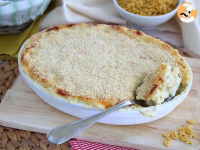 Recept Mac and cheese, americké těstovinové gratinování