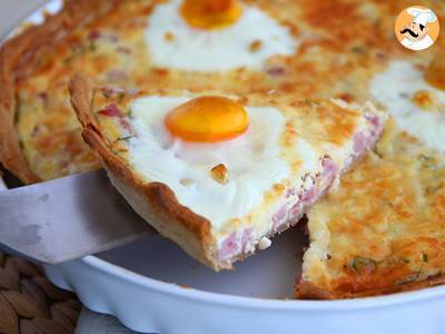 Recept Quiche s vejci a šunkou