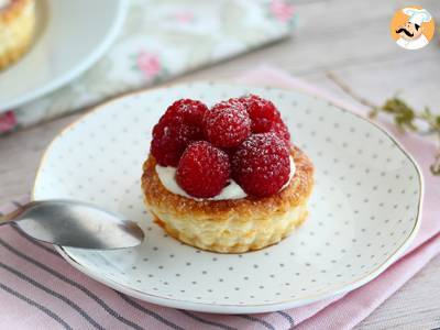 Recept Maliny a mascarpone vol au vents