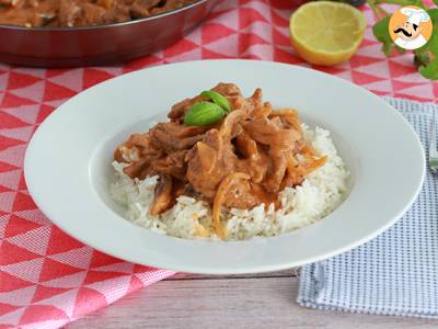 Recept Rychlý a snadný hovězí stroganoff