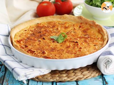 Recept Rychlý a snadný lososový quiche