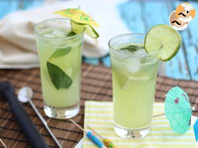 Recept Okurkové mojito, nealkoholický koktejl