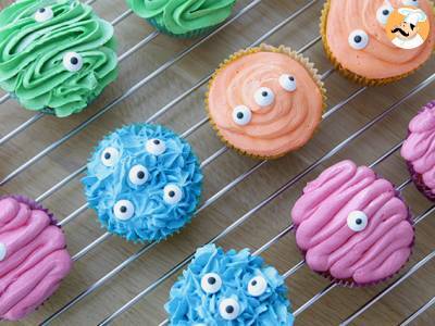 Recept Monster cupcakes na halloween