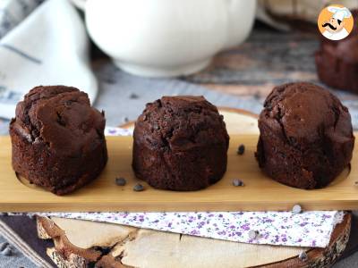 Recept Nejlepší čokoládové muffiny: obrovské a vlhké