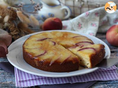 Recept Broskvový koláč, vlhký, rozplývající se a karamelizovaný