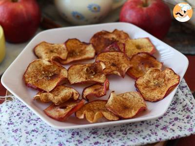 Recept Skořicové jablečné lupínky na air fryer