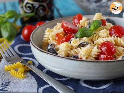 Recept Krémové studené těstoviny, hotové za méně než 10 minut!