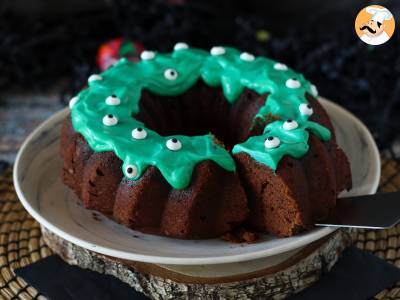 Recept Halloween bundt dort, čokoládový dort s lahodnými chutěmi