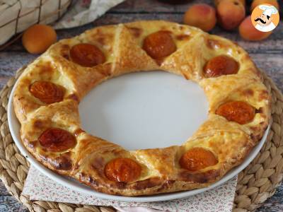 Recept Tarte oranaise - listové těsto, pudink a meruňky