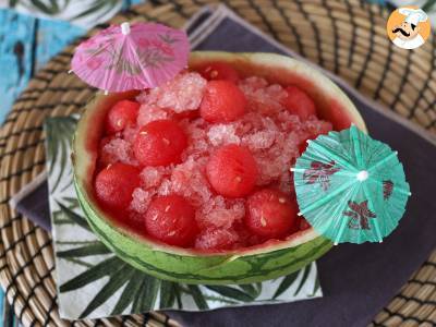 Recept Melounové frosé: super osvěžující koktejl granita s rosé!