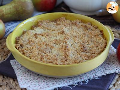 Recept Extra křupavý a rozplývající se jablečno-hruškový crumble