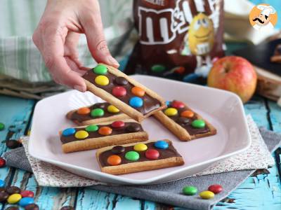 Recept Křehké sušenky s m&m's