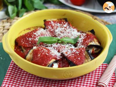 Recept Rolky z lilku a parmigiany