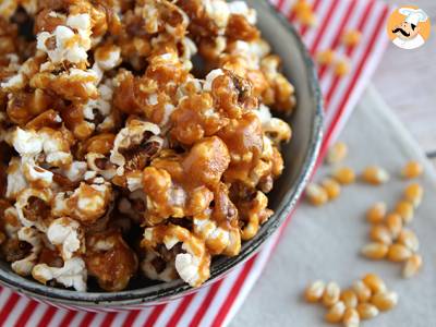 Recept Karamelový popcorn