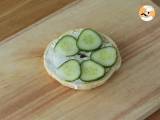 Vegetariánský bagel - Příprava krok 2