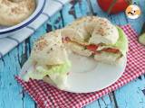 Vegetariánský bagel - Příprava krok 5