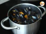 Moules marinières, jednoduchý a chutný recept - Příprava krok 3