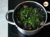 Moules marinières, jednoduchý a chutný recept - Příprava krok 4