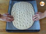 Focaccia, italský chléb s rozmarýnem - Příprava krok 4