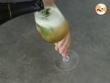 Královské šampaňské mojito - Příprava krok 2