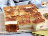 Tvarohový koláč a tvarohové tyčinky s francouzským toastem (French toast cheesecake bars) - Příprava krok 8