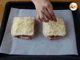 Gourmet croque-monsieur s bešamelovou omáčkou - Příprava krok 3