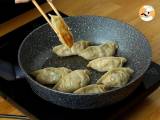 Gyozas s kuřecím masem, mrkví a houbami - Příprava krok 11