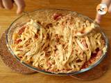 Tagliatelle feta cherry rajčata - zapečené těstoviny s fetou - Příprava krok 7