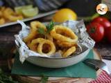 Calamares a la romana - chobotnice obalené v těstíčku - Příprava krok 5