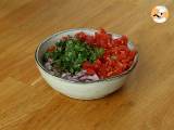 Pico de gallo a domácí tortilla chipsy - Příprava krok 1