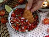 Pico de gallo a domácí tortilla chipsy - Příprava krok 6