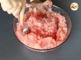 Melounové frosé: super osvěžující koktejl granita s rosé! - Příprava krok 4