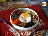 Bibimbap, tradiční korejské jídlo - Příprava krok 12