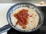 Risotto 'nduja a klobása, první chod s intenzivní chutí - Příprava krok 5