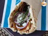 Gyros s halloumi, vegetariánská verze řeckého sendviče! - Příprava krok 10