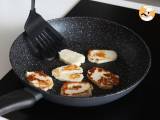 Smažené Halloumi na sladkokyselo s medem a rozmarýnem - Příprava krok 4